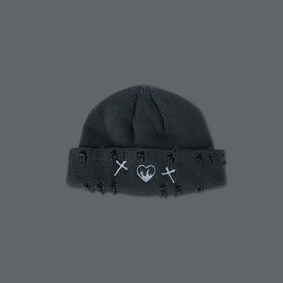 Gorro de Lana con Bordado Calado Versátil para Mujer - Image 11
