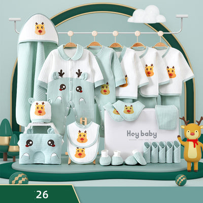 Conjunto de Ropa de Algodón Puro para Bebé en Caja de Regalo - Image 9