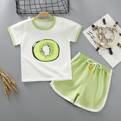Conjunto Infantil de Dos Piezas en Algodón con Manga Corta - Image 3