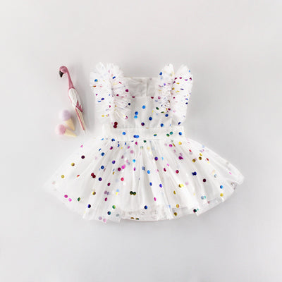 Enterizo para Bebé Niña Cien Días - Malla de Algodón con Estampado Caliente - Image 7