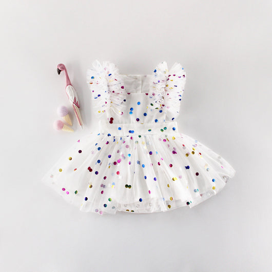 Enterizo para Bebé Niña Cien Días - Malla de Algodón con Estampado Caliente - Image 7