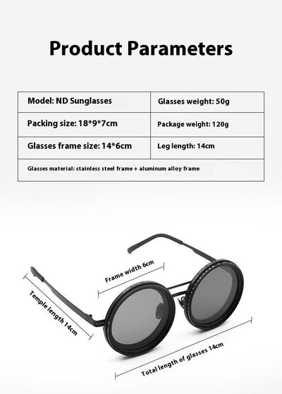 Gafas de Sol Polarizadas UV con 9 Niveles de Ajuste de Luz - Image 11