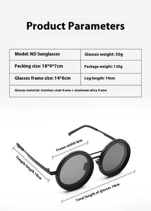 Gafas de Sol Polarizadas UV con 9 Niveles de Ajuste de Luz - Image 11
