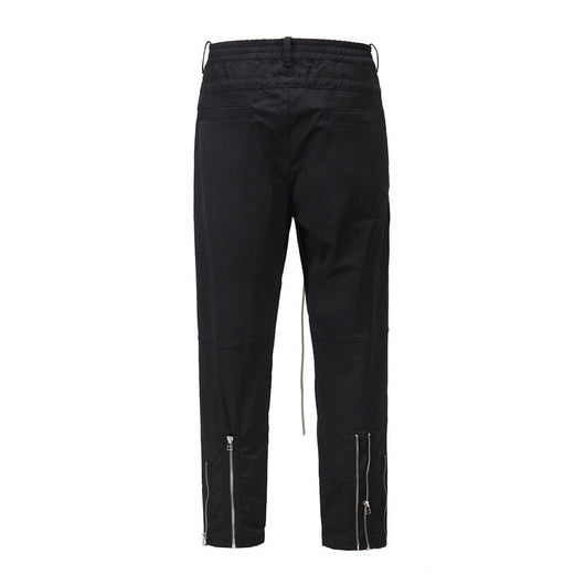 Pantalones de Cintura Elástica con Cordón y Cierre - Image 9
