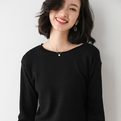 Suéter Suelto Estilo Coreano para Mujer - Prenda Base Versátil - Image 7