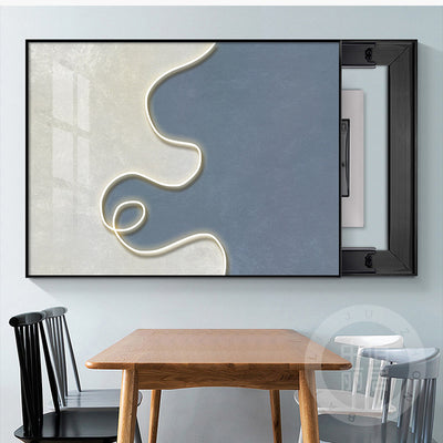 Mural de Oclusión con Líneas Abstractas para Restaurantes - Image 20
