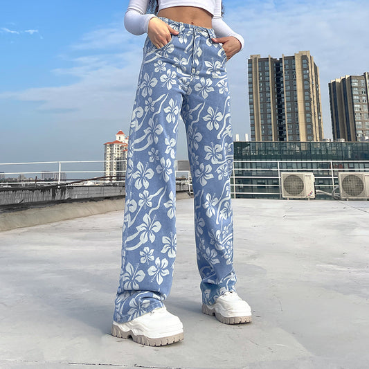Blusa Floral con Estilo Dulce y Personalidad