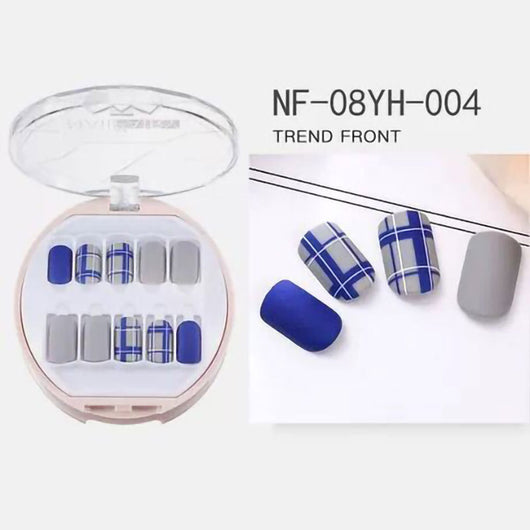 Uñas Postizas Coreanas Removibles Waterproof - Set 30 Piezas Manicura Instantánea - Image 33