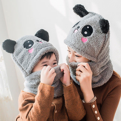 Gorro Bebé Invierno con Protección de Oídos - Diseño Panda Adorable - Image 4