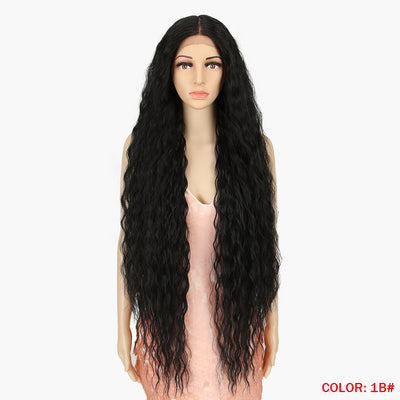 Peluca Frontal de Encaje para Mujer - Estilo Simple y Natural - Image 10