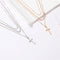 Collar Cruzado Multicapa Elegante para Mujer
