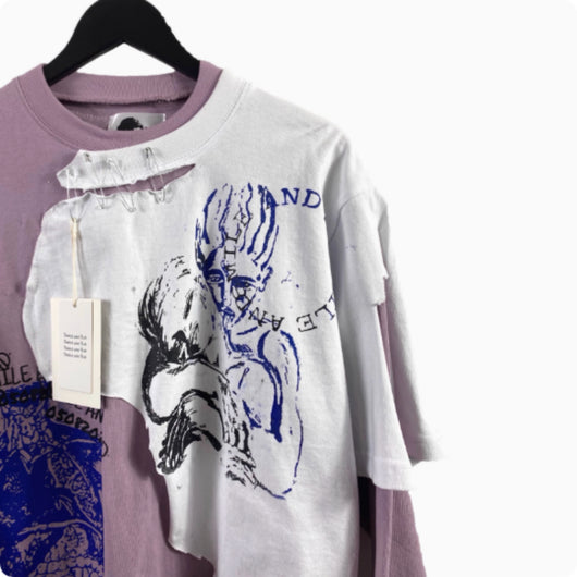 Conjunto Artístico de Dos Piezas con Mangas Largas Efecto Desgastado - Image 9