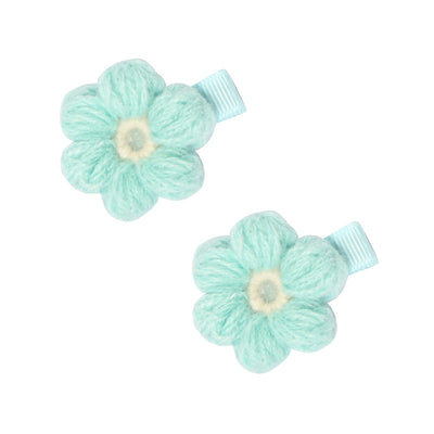Broche para Cabello Tejido a Mano en Lana Natural para Niñas - Image 8