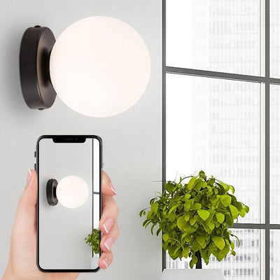 Lámpara de Pared Esférica Nórdica Minimalista - Image 3