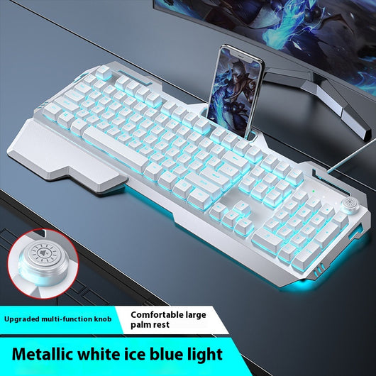 Teclado Mecánico Gaming con Perilla de Control Ergonómica - Image 15