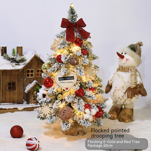 Miniárboles de Navidad con Textura Aterciopelada - Decoraciones PVC Puntiagudas - Image 4