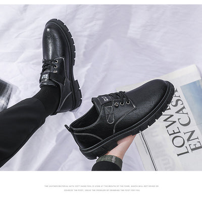 Botas de Cuero Elevadas Estilo Ejecutivo - Zapatos Casuales Profesionales para Hombre - Image 16