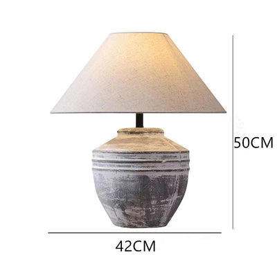 Lámpara de Mesa de Cerámica Estilo Moderno Retro Chino Nostálgico - Image 6