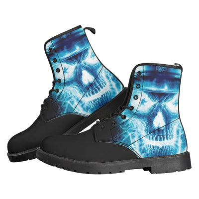 Botas Martin de Cuero para Mujer con Tacón Bajo y Diseño Estampado - Image 7