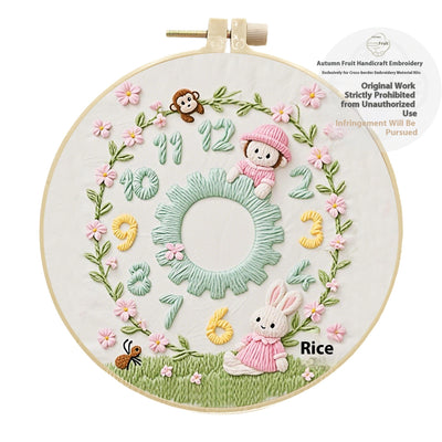 Kit DIY Reloj Decorativo con Bordado - Manualidad Creativa Hecha a Mano - Image 4