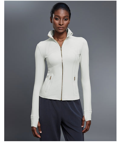 Chaqueta Deportiva Impermeable con Cuello Alto para Yoga y Running - Image 17