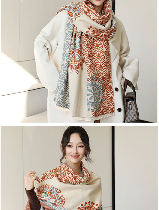 Chal Versátil de Oficina Estilo Coreano para Otoño e Invierno - Image 34