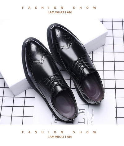 Zapatos de Cuero Oxford Estilo Británico para Hombre - Elegancia Profesional - Image 18