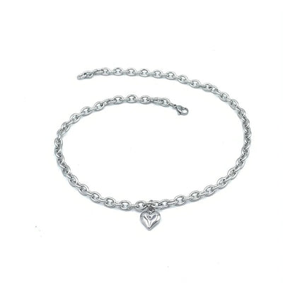 Collar Colgante Corazón Acero Inoxidable para Mascotas - Amor Felino y Canino - Image 5