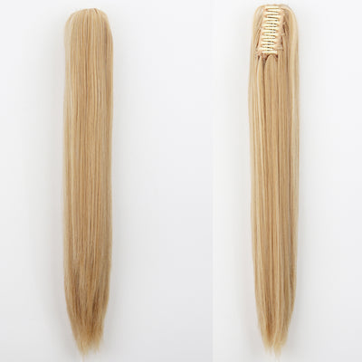 Peluca de Fibra Sintética con Clip Tipo Garra - Cabello Liso y Voluminoso - Image 19