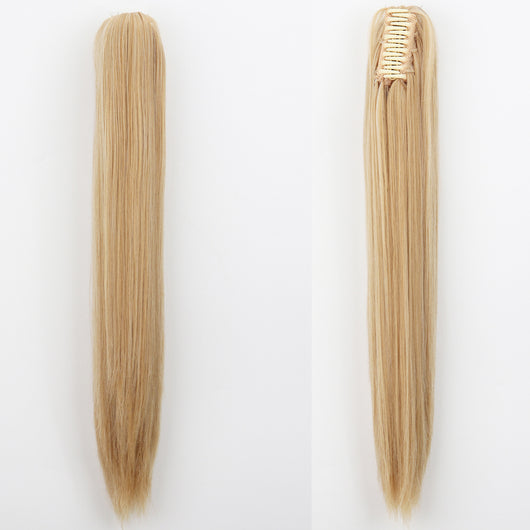 Peluca de Fibra Sintética con Clip Tipo Garra - Cabello Liso y Voluminoso - Image 19