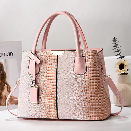 Bolsa de Mano Texturizada de Gran Capacidad para Mujer - Image 15