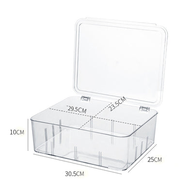 Caja Organizadora Refrigerador Transparente con Cajón - Conservación de Alimentos - Image 25