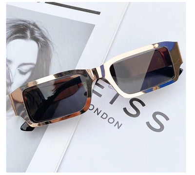 Gafas de Metal Cuadradas Pequeñas para Hombre - Estilo Importación - Image 8