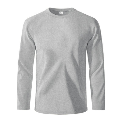 Polera Cuello Redondo Textura Waffle para Hombre - Image 34