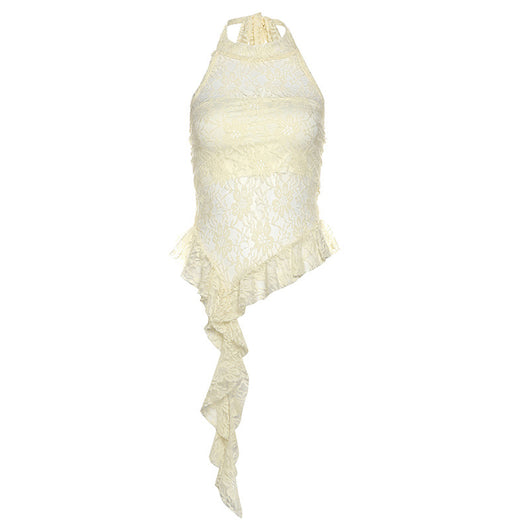 Chaleco Cuello Halter Pure Desire con Bordes Irregulares - Image 7