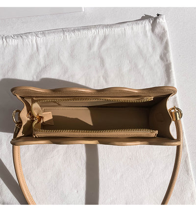 Bolso Tejido de Hombro Único con Patrón de Onda para Mujer - Image 14