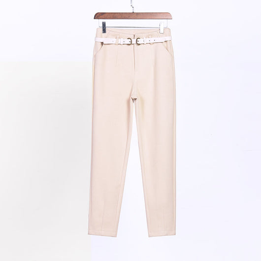 Pantalones Harem Cómodos con Forro Polar para Otoño e Invierno - Image 3