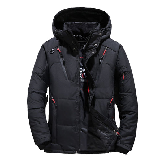 Chaqueta de Invierno para Hombre con Capucha, Plumón de Pato y Múltiples Bolsillos - Image 2