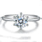 D Semosan Ring Classic Plateado Plating 0.5carat Mosan drill Port10