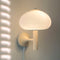 Lámpara de Pared Bauhaus Minimalista con Pantalla de Vidrio Lechoso
