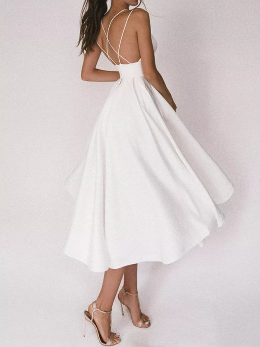 Vestido Largo Fino con Tirantes y Escote V - Diseño Minimalista - Image 8