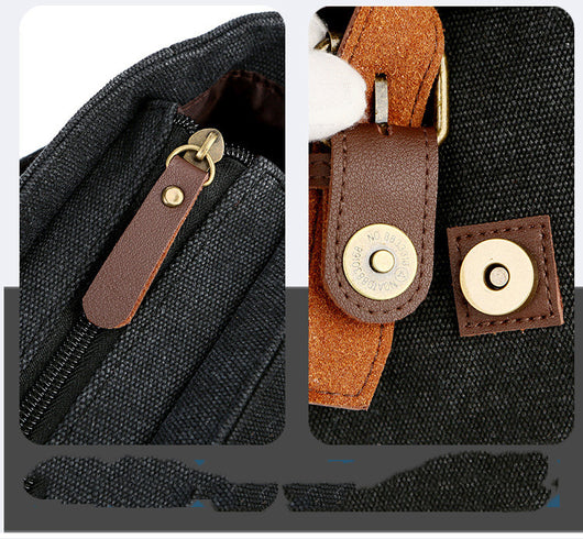Bolsa Mensajera de Lona para Viajes - Portátil y Resistente - Image 24