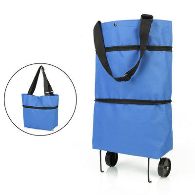Carrito de Compras Plegable con Ruedas y Bolsas Reutilizables - Image 18