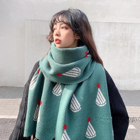 Bufanda de Cachemira Gruesa y Cálida para Invierno - Image 12