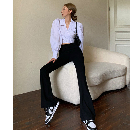Pantalones Acampanados de Cintura Alta Reductores para Mujer - Image 11