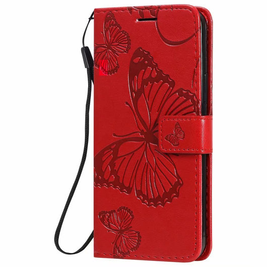Funda de Cuero para Teléfono con Mariposa Prensada - Image 76