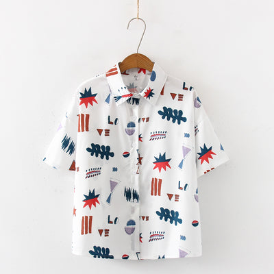 Camisa Estampada de Manga Corta - Image 11
