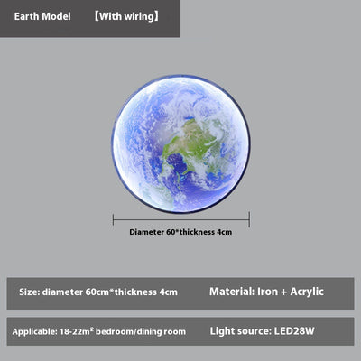 Lámpara Decorativa de Pared Luna para Dormitorio y Sala - Image 13