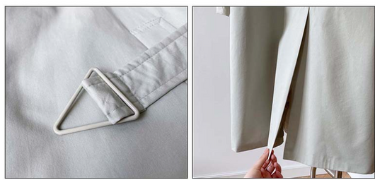 Abrigo Impermeable Largo Estilo Coreano para Mujer - Corte Suelto y Elegante - Image 10