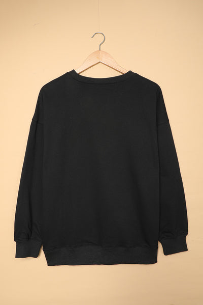 Sudadera Suelta sin Capucha con Estampado de Letras para Mujer - Image 6